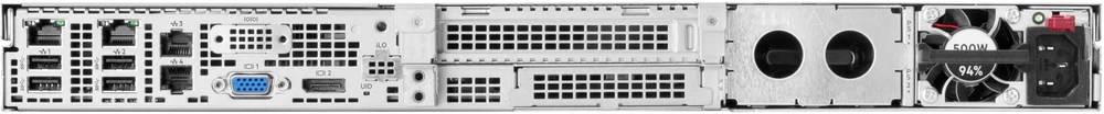 HP serveris „ProLiant DL20 Gen11 Smart Choice“ modelis, 1U Rack SFF, Xeon E-2436 (2.9GHz/6c), 1x 32GB, Intel VROC SATA SW RAID, 4x SFF lizdai su karštuoju jungimu, 2x 480GB SATA SSD (P40497-B21), 4x 1G RJ45 (BCM5719/331T), 1x 800W adapteris, lengvai montuojami bėgeliai, rėmelis ir užraktas