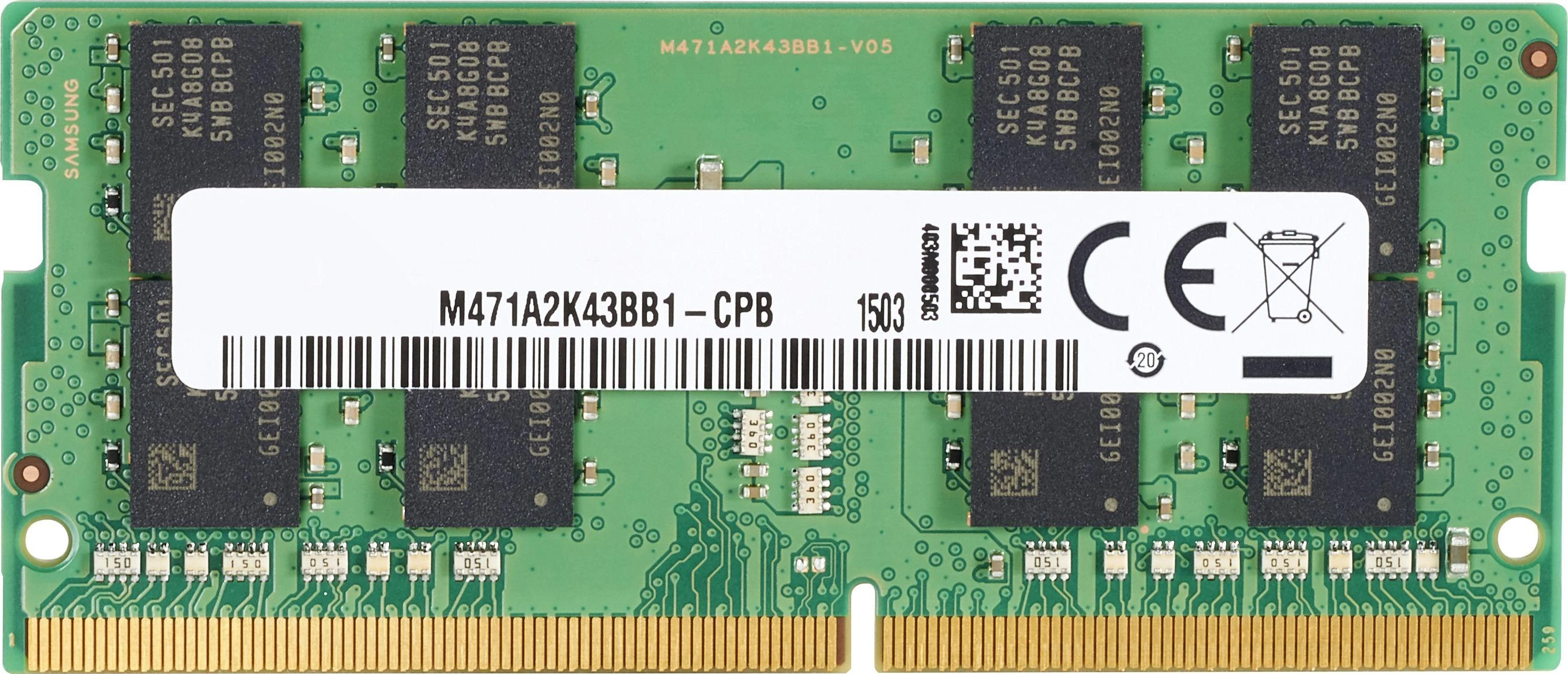 Nešiojamo kompiuterio atmintis Hewlett Packard (HP) HP 16GB DDR4-3200 SODIMM