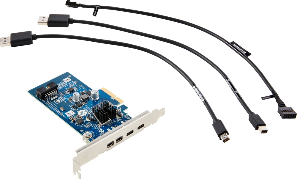 HP – „Thunderbolt“ adapteris – žemo profilio PCIe x4 – „Thunderbolt“ 4 x 2 – kailio darbo stotis Z4 G5, Z6 G5, Z8 Fury G5, Z8 G5