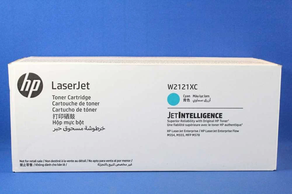 Toneris - HP Cartridge No 212X (W2121XC, didelės talpos, 10,000 puslapių, mėlyna)