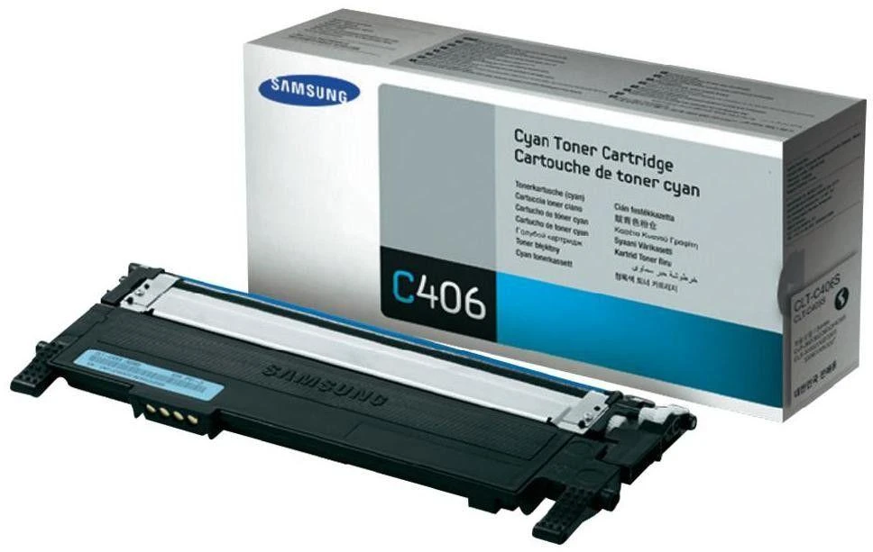 Hewlett Packard (HP) Samsung CLT-C406S kasetė, žalsvai mėlyna