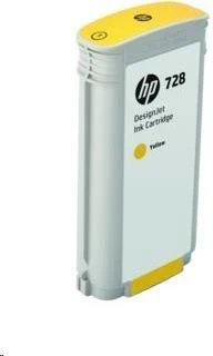 Hewlett Packard (HP) HP 728 130-ml Geltona Ink Cartridge