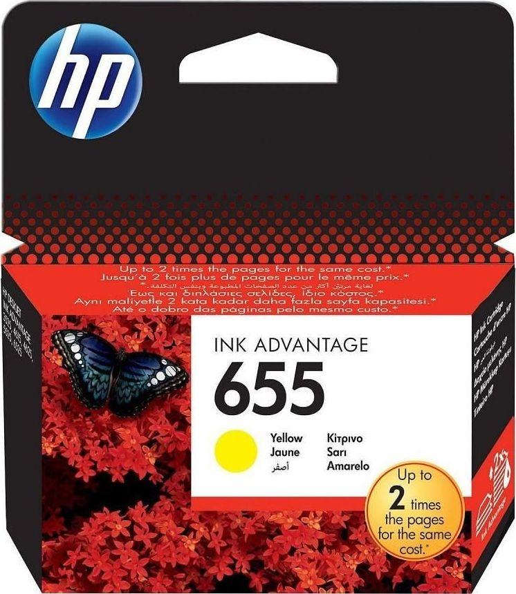 Hewlett Packard (HP) HP 655 Geltona Ink (CZ112AE)