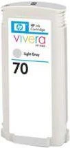 Hewlett Packard (HP) HP no.70 Ink Cart. Light Pilkas su Vivera rašalu (130ml)
