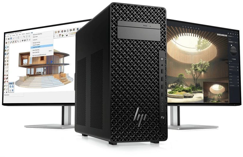 Stacionarus kompiuteris HP Z2 TWR G1i U7265K 32 GB / 1 TB asmeninis kompiuteris, Vokietija – lokalizuota vokiškai