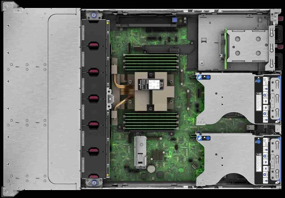 Serveris HP HPE PL DL345g11 AMD Epyc 9015 (3.6G/8C) 2x32G 2x960G 2x1000W MR416i-p 8LFF 4p1G Išmanus pasirinkimas