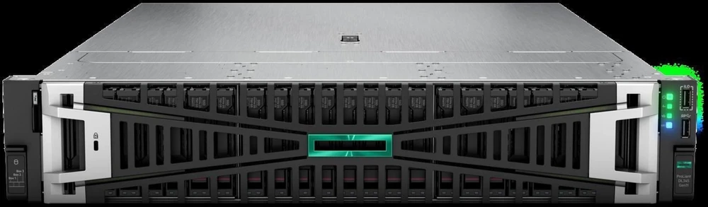 Serveris HP HPE PL DL345g11 AMD Epyc 9115 (2.6G/16C) 2x32G 2x960G 2x1000W MR416i-p 8SFF 4p1G Išmanusis pasirinkimas