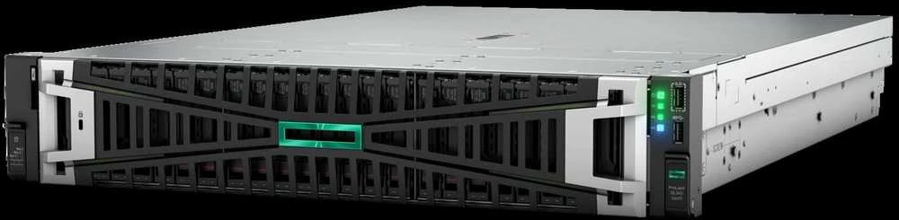 Serveris „HP HPE PL DL345g11“ AMD Epyc 9115 (2.6G/16C) 2x32G 2x960G 2x1000W MR416i-p 8LFF 4p1G Išmanusis pasirinkimas