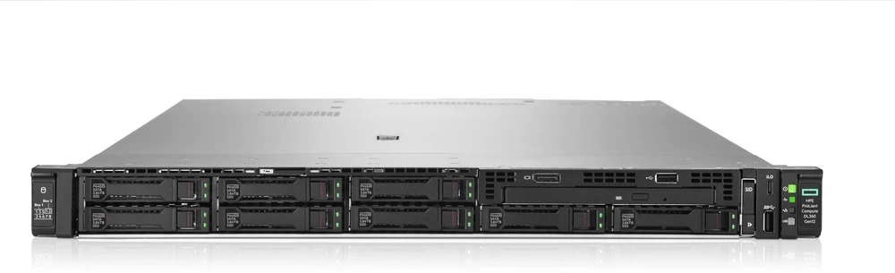 Serveris HP HPE PL DL360g12 6517P (3.2/16C) 2x32G (P69727) NS204 (2x480) MR408i-o 8SFF 2x1000W 4p1G NBD333 Išmanus pasirinkimas