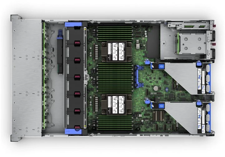 Serveris Hewlett Packard (HP) HPE PL DL380g11 5515+ (3.2/8C) 2x32G (p64706) MR416i-o/4G 2x480G 2x1000W 2x10G-T Išmanus pasirinkimas