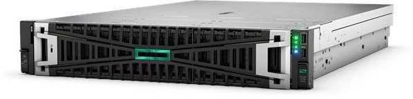 Hewlett Packard (HP) Serveris HP HPE PL DL385g11 AMD EPYC 9015 (3.6/8C) 2x32G 2x480G MR408i-o 2x1000W 8SFF 2p10GT Išmanusis pasirinkimas