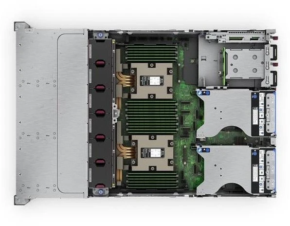 Serveris Hewlett Packard (HP) HPE PL DL385g11 AMD EPYC 9115 (2.6/16C) 2x32G (P64985) 2x480G MR408i-o 2x1000W 8SFF 2p10GT Išmanusis pasirinkimas