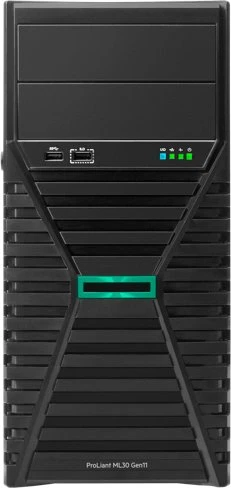 Serveris HP HPE PL ML30g11 E-2436 (2.9G/6C12T) 1x32G 2x480G 2x800W MR216i-p (hwraid) 8SFF 4x1G NBD311 Išmanus pasirinkimas