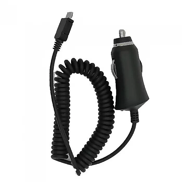 Įkroviklis HQ Premium Car charger 1A + micro USB cable Juodas