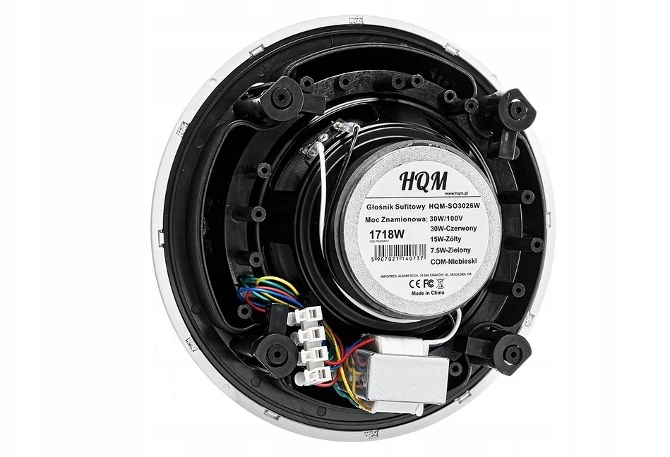 Garsiakalbis sufitowy HQM-SO3026W 30W 100V Baltas