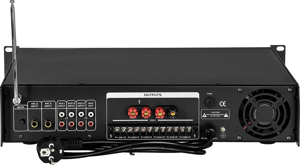 HQM2120BC STIPRINTUVAS FM/MP3/BLUETOOTH RADIJO 120W