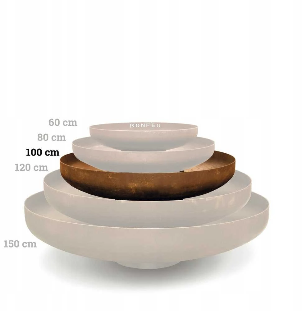 Hs Decoration Bonfeu Bonbowl 100 FB3.100C laužavietė sodui