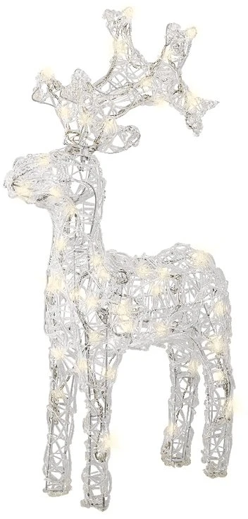 None Nežinomas LED dekoracija Elnias, H61 cm, 50 LED
