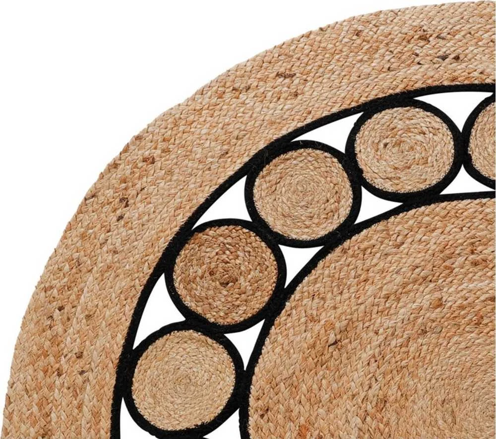 Hs Decoration Boho kilimas iš džiuto, apvalus, Ø 120 cm