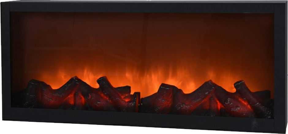 Home Styling Collection Elektrinis židinys LED 57x25 cm juodas