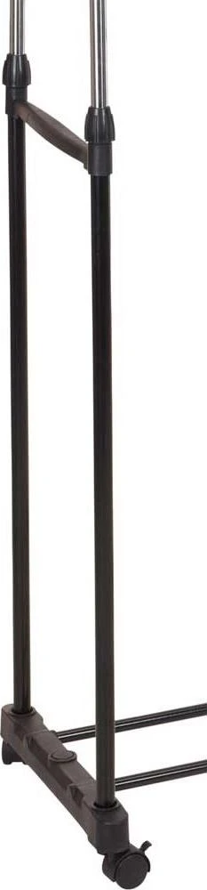 Excellent Houseware Drabužių kabykla metalinas juoda ant ratukų 160 cm