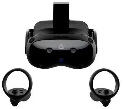 HTC Vive Focus Vision akiniai virtualiai realybei, 2×2448×2448px, 5K raiška, 90Hz, garsiakalbis, Wi-Fi, Bluetooth, USB-C,