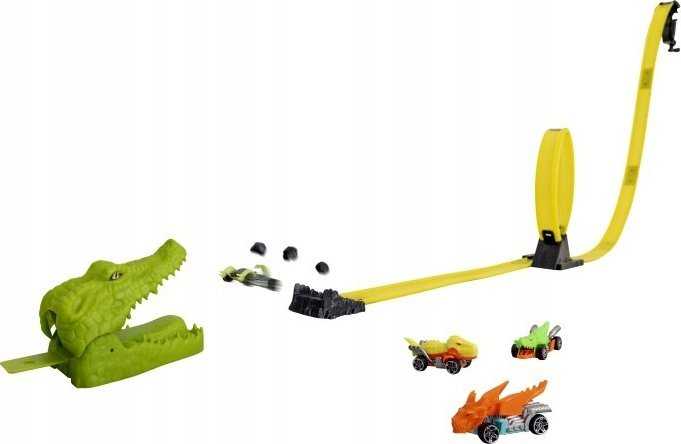 HTI REKLAMA „Crocodile Attack“ automobilių trasa „Crocodile Attack“ + 4 žvėrių mašinos „TEAMSTERZ Racing Cars 1417333 p6“