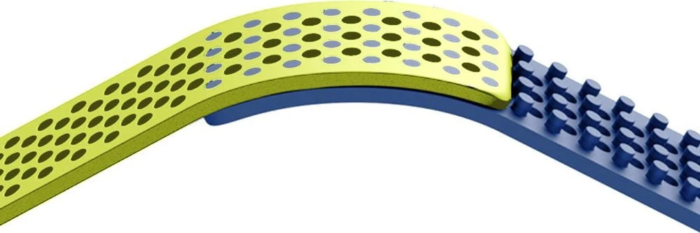 Huami Dirželis Amazfit Fluoelastomer Series Air Series Strap Planet Žalias and Mėlyna (22 m)