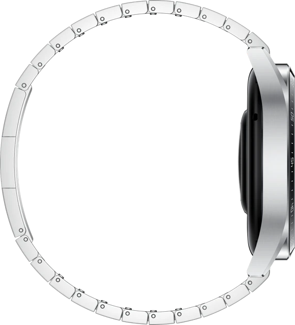 Išmanusis laikrodis Huawei Watch GT 3 (46mm), Nerūdijančio plieno sidabrinės spalvos korpusas ir dirželis