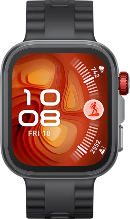 HUAWEI WATCH FIT 4 Pro Black Fluoroelastomer Strap