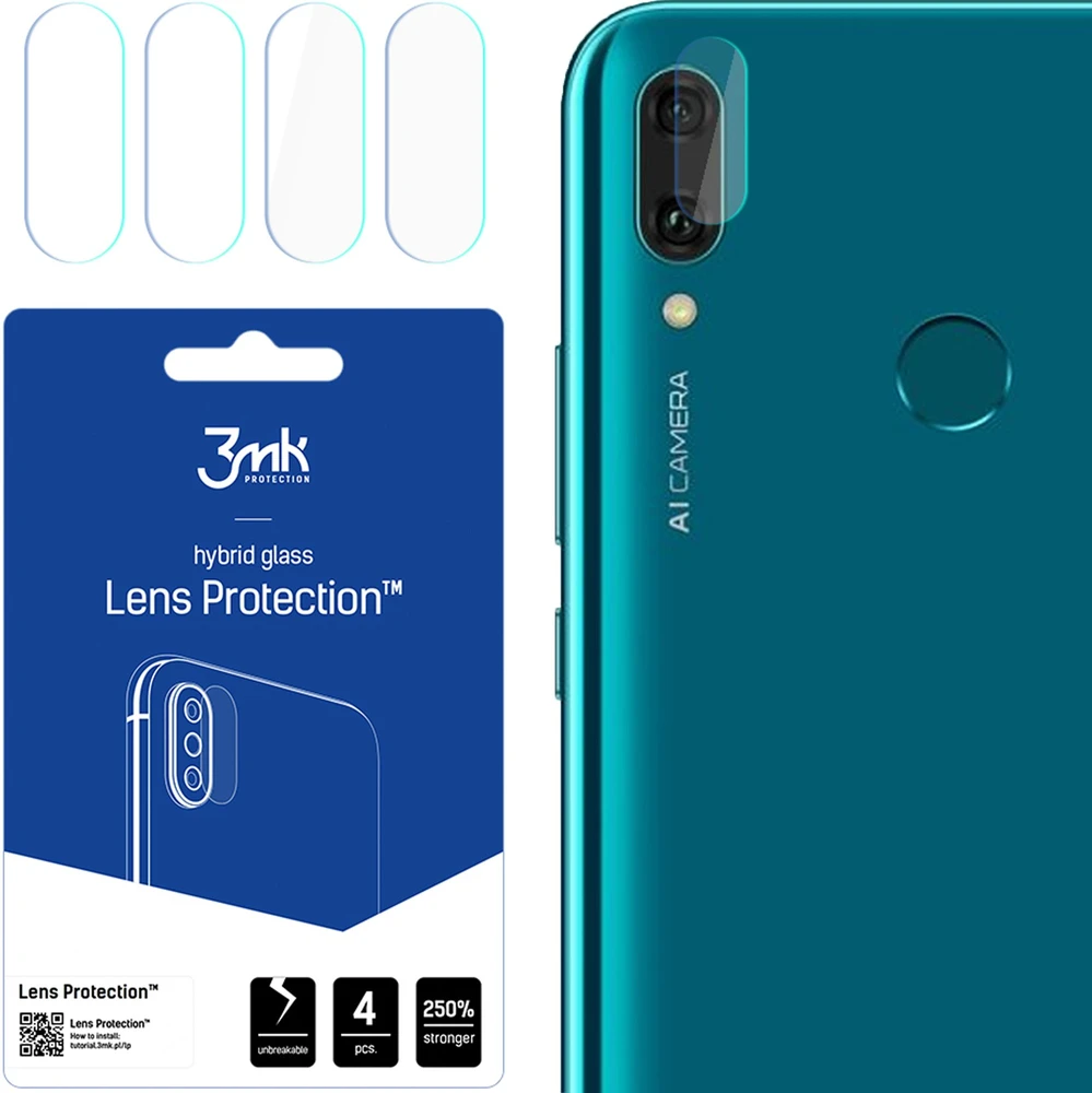 3Mk apsauga 3mk objektyvo apsauginis kameros stiklas, skirtas Huawei Y9 2019