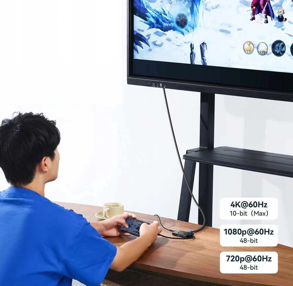 USB šakotuvas – Ulanzi H1 4 viename USB C medijos šakotuvas 10 Gbps, 4K HDMI