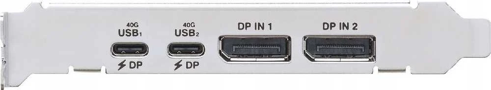 ASUS išplėtimo plokštė USB4 PCIe Gen4, PCIe 4.0 x4, 2x USB4 Type-C, 2x DP