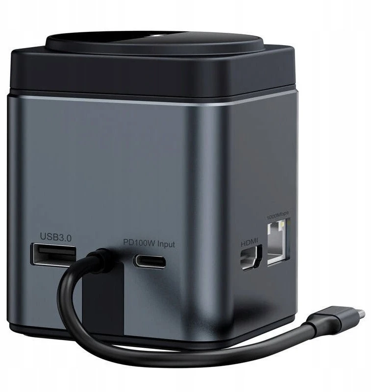 Blitzwolf USB-C 9w1 + 15W kroviklis