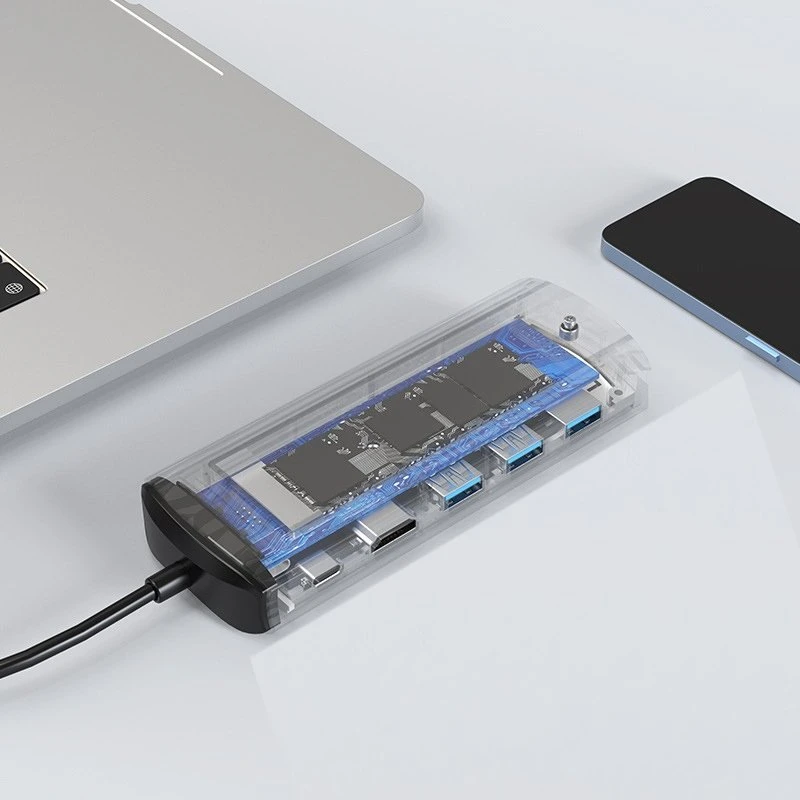 HUB USB Bounn Hub 6in1 sata disko vieta