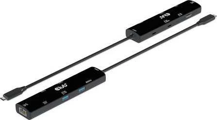 HUB USB Club 3D Club3D šakotuvas USB-C (USB4), 6 viename šakotuvas su HDMI 8K60Hz/4K120Hz, 2xUSB-A, RJ45 ir 2xUSB-C, 1xData, 1xPD - įkraunama 100W
