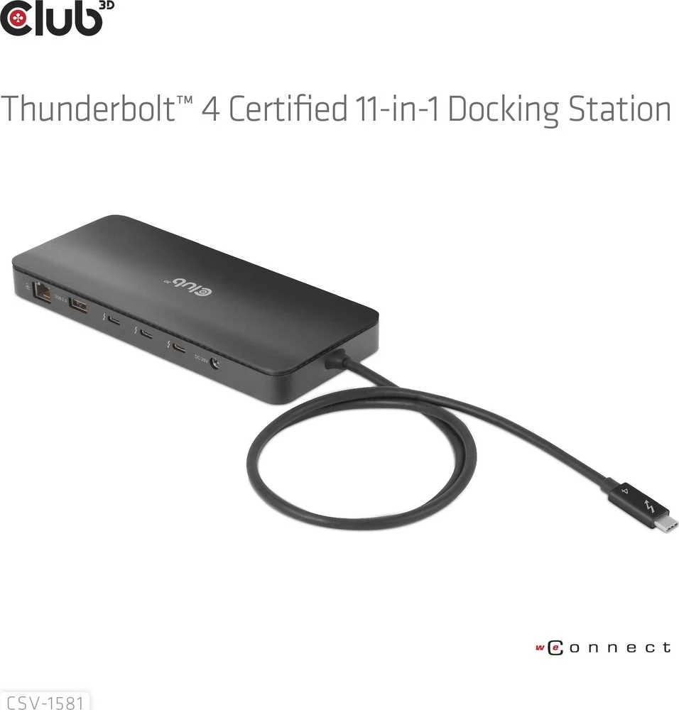 CLUB 3D Thunderbolt TM 4 sertifikuotas DS
