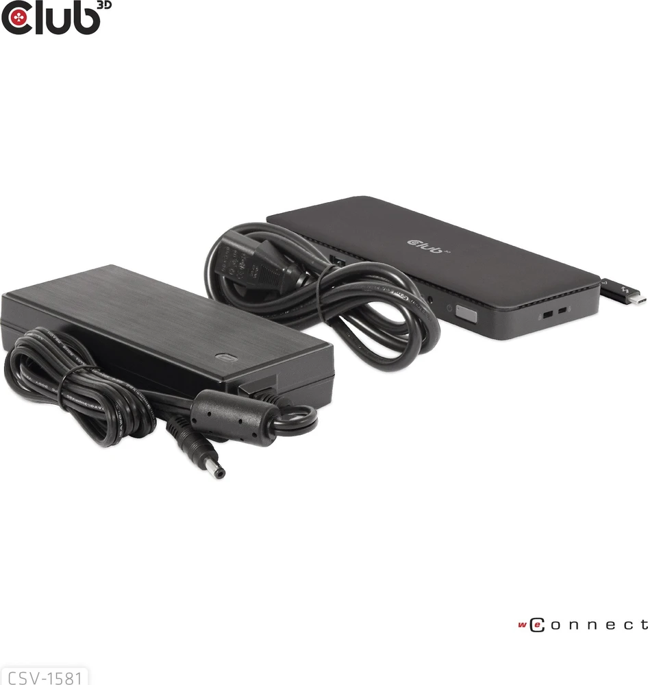 HUB USB Club 3D Club3D Thunderbolt4 11-in-1 HUB > 3xThunderbolt/3xUSB St/Bu retail