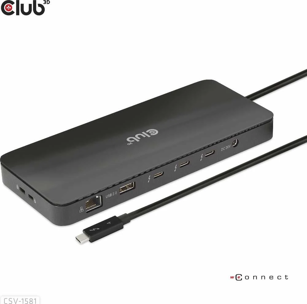 CLUB 3D Thunderbolt TM 4 sertifikuotas DS