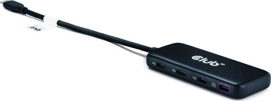 Club 3D Club3D šakotuvas 1xUSB-C ir 4xUSB-C, 10Gbps prievadas, PD 3.0