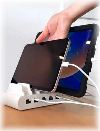 Compulocks 5 prievadų USB įkrovimo stotelė su ES kištuku