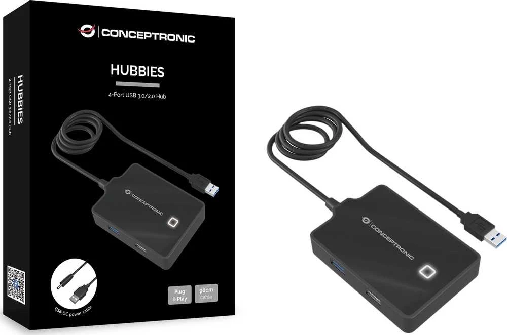 HUB USB Conceptronic 3, 0- > 1, 0 3, 0 įkroviklis sw