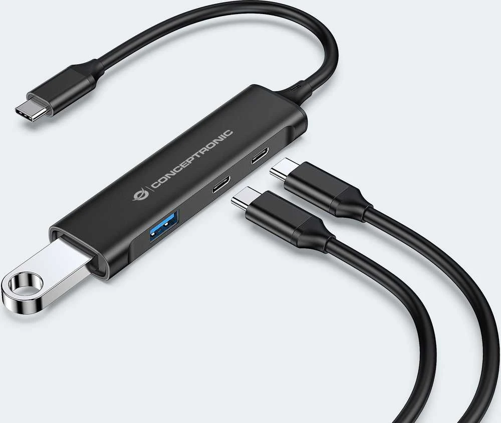 HUB USB Conceptronic Conceptronic HUBBIES12B 4 prievadų USB 3.0 šakotuvas
