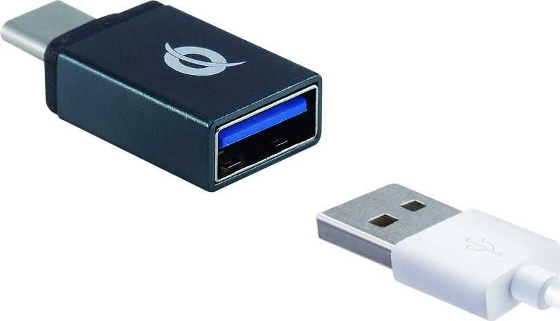 HUB USB Conceptronic CONCEPTRONIC USB-Hub 4-Port 3.0 ->4x3.0 +TypC A o.Netzt. sw