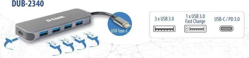 D-LINK DLINK Medienkonverter DUB-2340 DUB2340 (DUB-2340) (DUB2340)