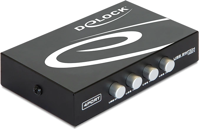 Delock Switch 4 prievadų USB vadovas