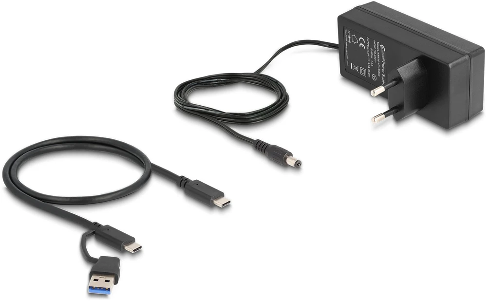 HUB USB Delock USB 5 Gbps Hub su 2 x USB Typ-A i 2 x USB Type-C™ gniazdo i 1 x port szybkiego ładowania + przełącznik