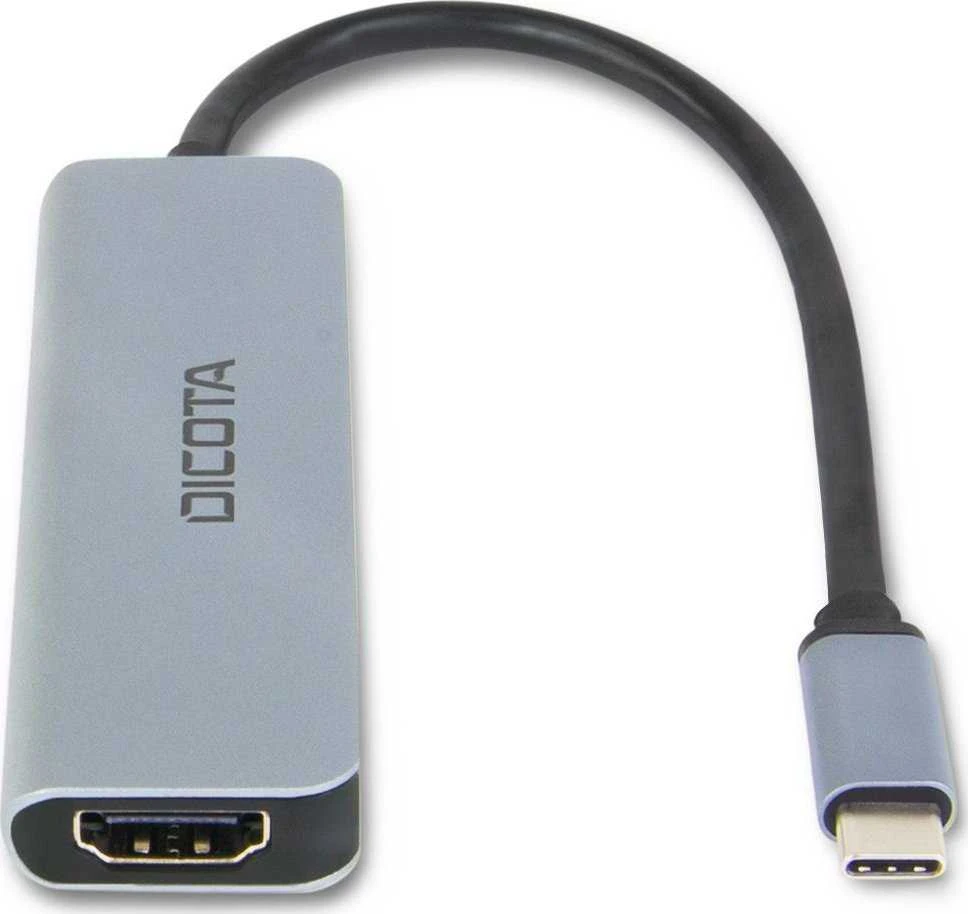 Dicota USB-C 5 viename vaizdo šakotuvas 4K PD 100W
