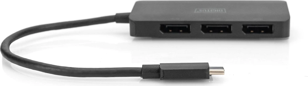 Digitus Skaitmenas | 3 prievadų MST vaizdo šakotuvas (USB-C-3x DisplayPort) | DS-45334