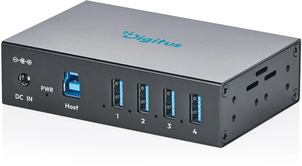 HUB USB Digitus DA-70260 4x USB-A 3.2 Gen1 (DA-70260)